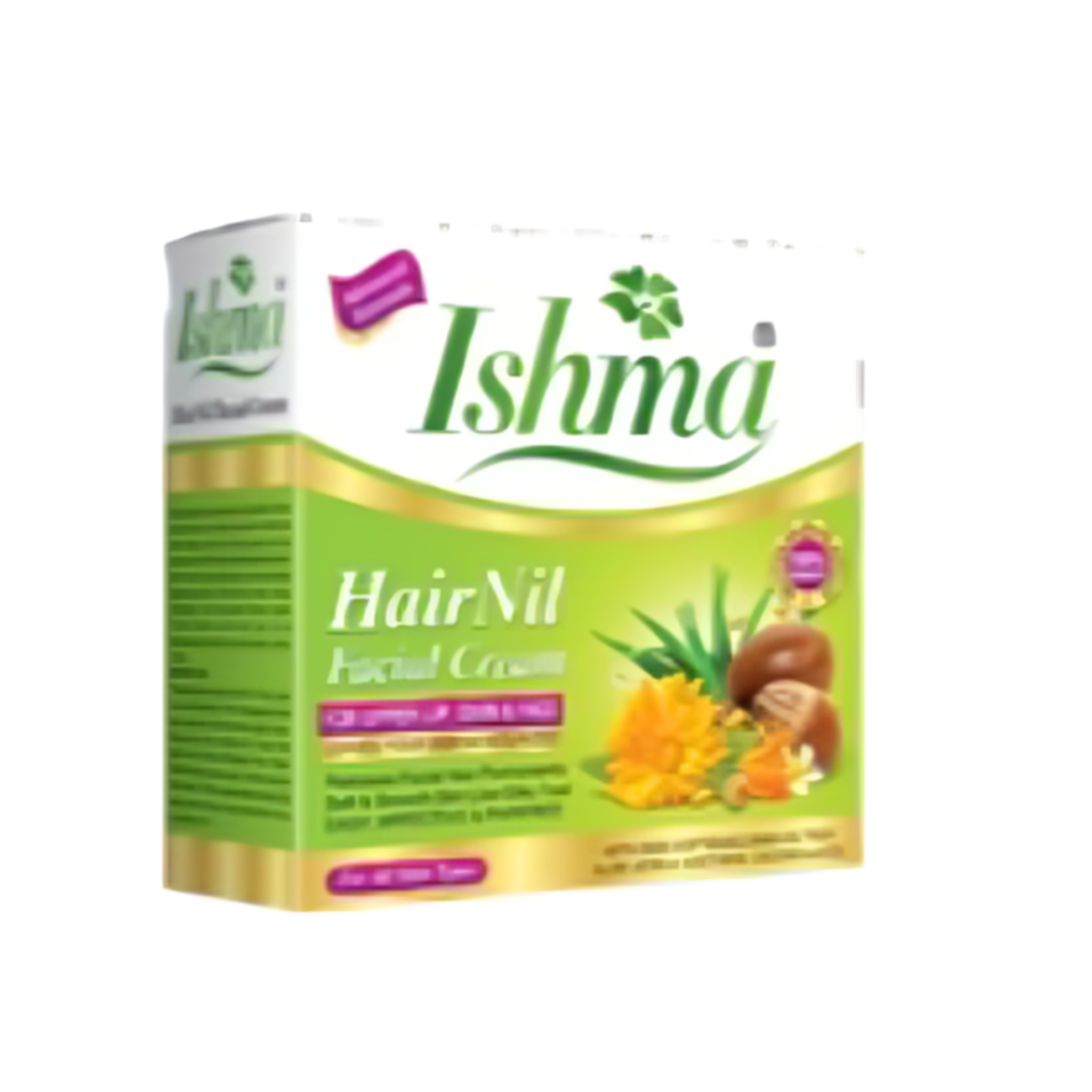 Ishma Hair Nil Facial Cream – Intensive Moisturization for Upper Lip, Chin & Face