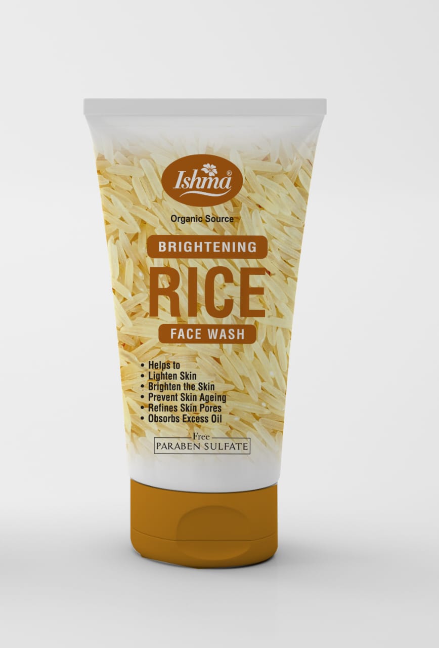 Ishma Rice Face Wash – Gentle Brightening Cleanser for Radiant Skin
